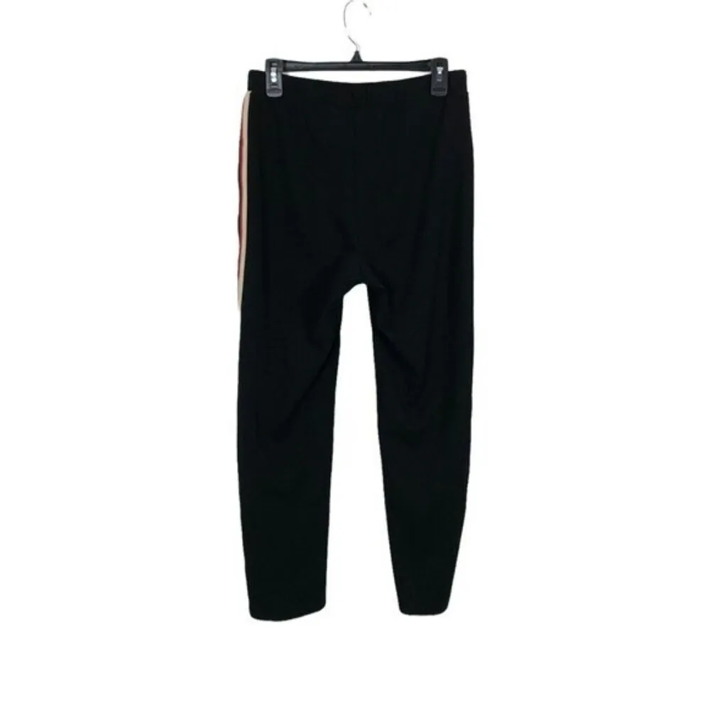 Favlux Black Pull On Pants Large Side Stripe Jogger Lounge Vibe - Image 4