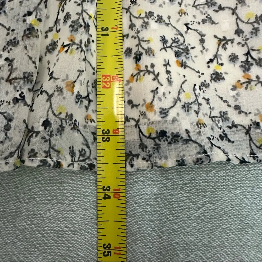 Walter Baker Floral Smocked Waist Knee Length Dress Size 6 - Image 6