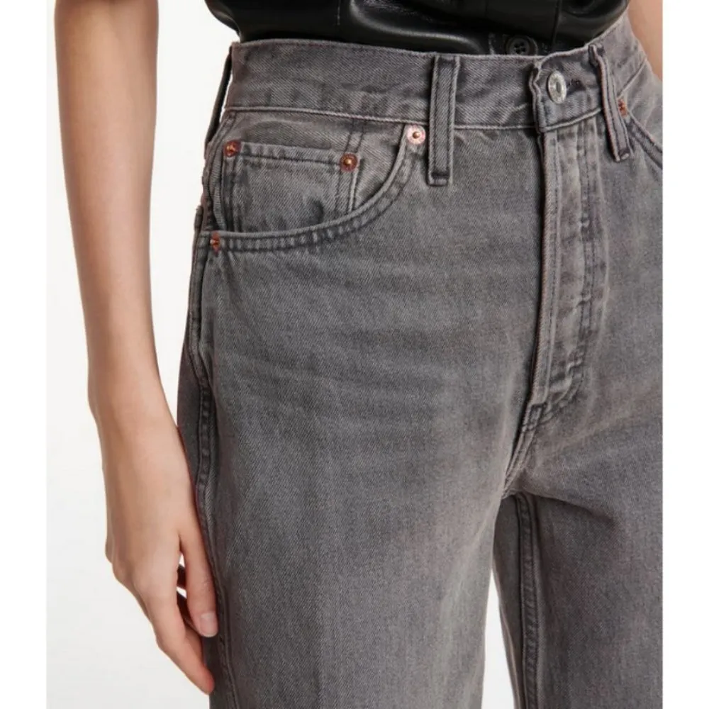 💕RE/DONE💕 Originals 90s High Rise Loose Jeans ~ Vintage Ash Grey 29 NWT - Image 4