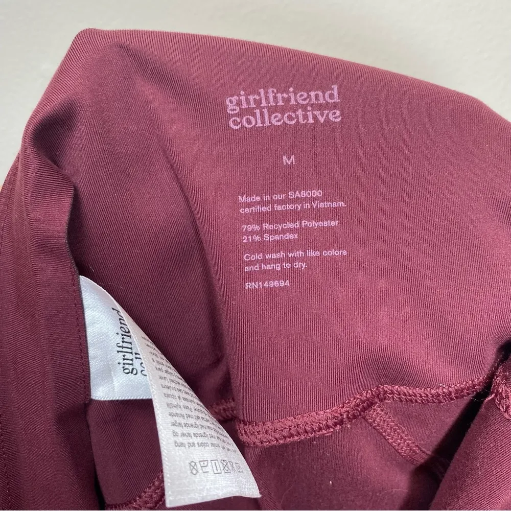 Girlfriend Collective | Compressive High-Rise 23 3/4” Leggings Mulberry Medium - Image 5