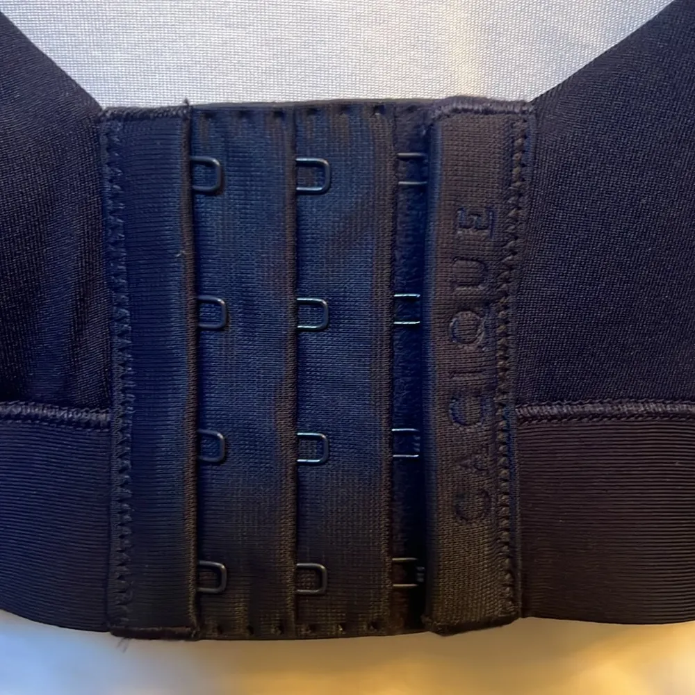 NWT CACIQUE Navy Blue MODERN LACE Lightly Lined T-SHIRT Underwire BRA 42DD - Image 6