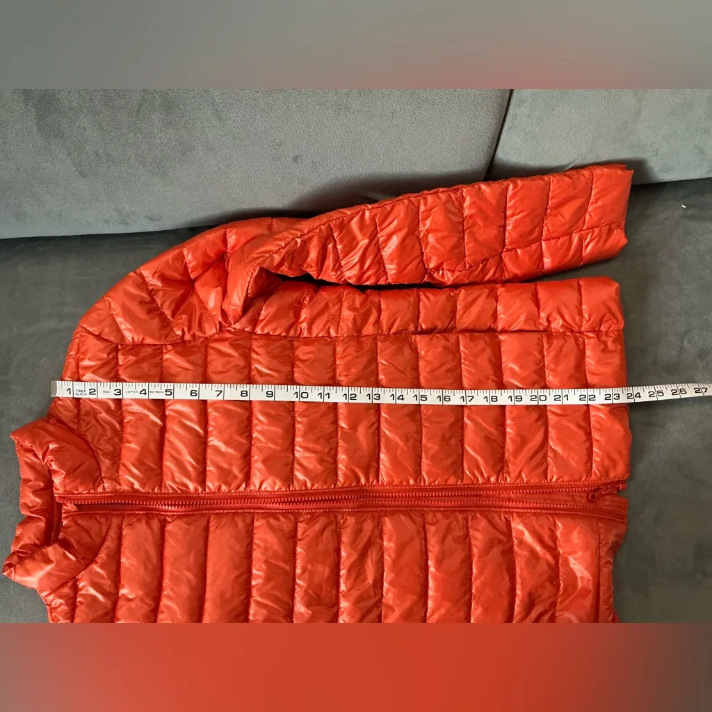 Lightweight packable puffer jacket 🧡🧡🧡 Orange Size XS - Image 8