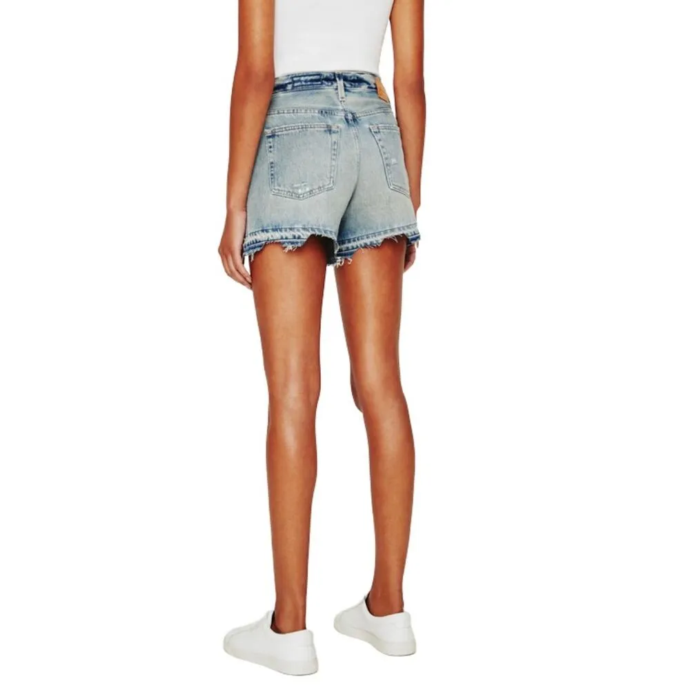 NWT AG Jeans Alexxis Cut Off Denim Short - Adriano Goldschmied Distressed - Image 3