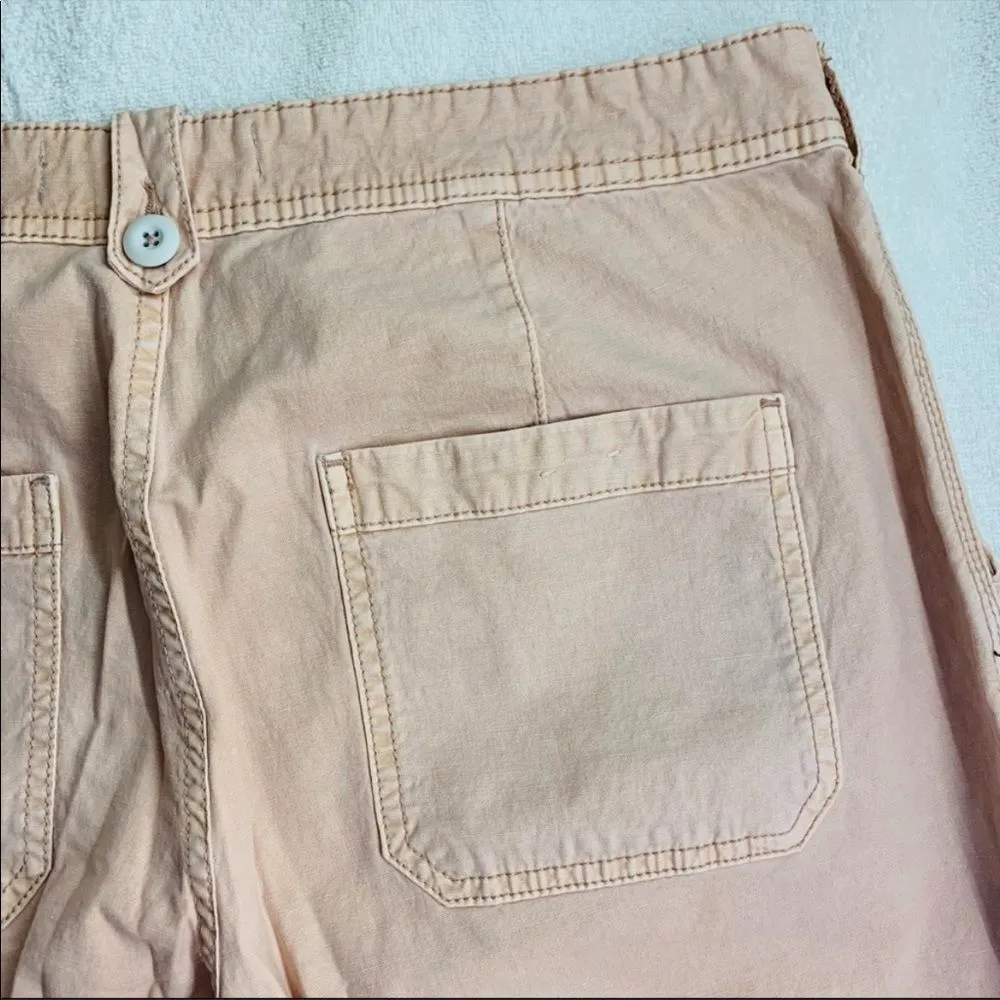 Anthro the wanderer pink blush linen pants 25 - Image 6