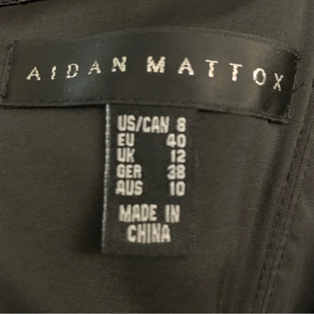 NWT  Black and Purple Metallic Lace Strapless Mini Cocktail Dress 8 - Image 8