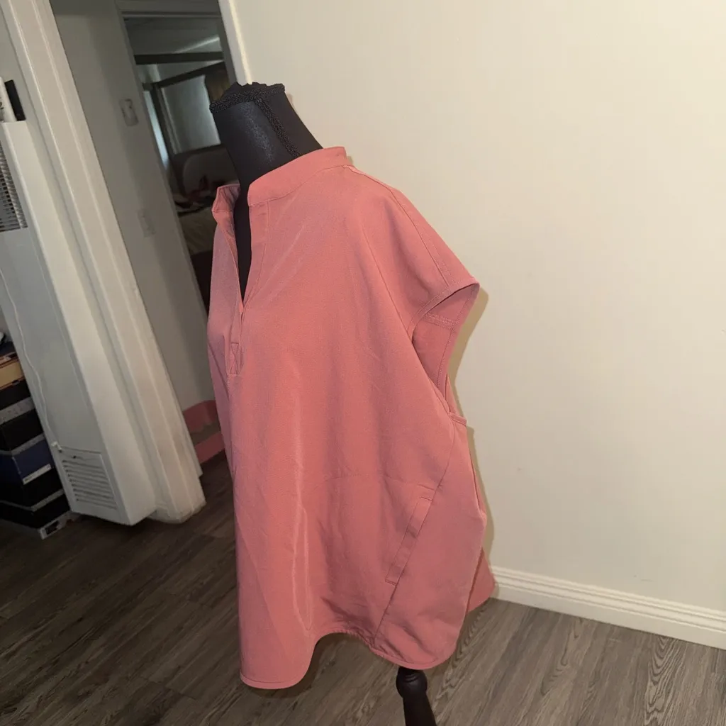 Figs Rafaela mauve pink XL top - Image 3