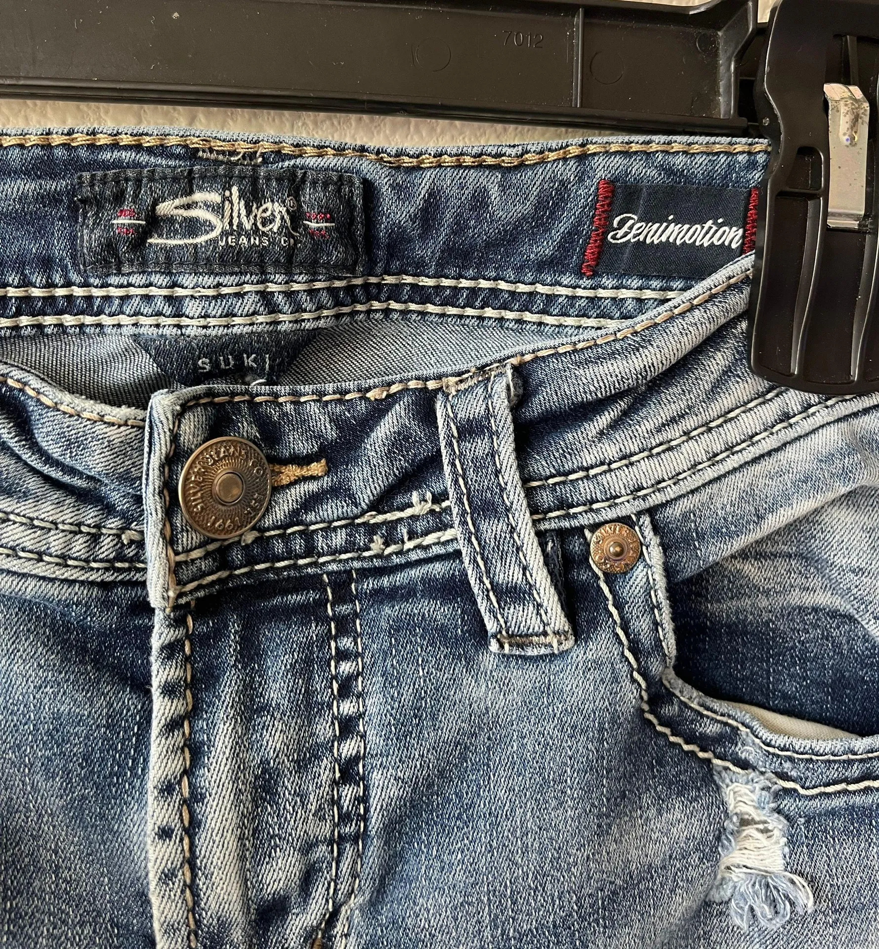 Silver Suki High Boot Cut Jeans - Image 3