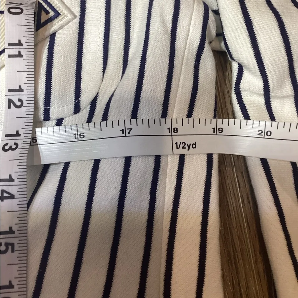 Ralph‎ Lauren White Striped Cotton Blazer – Women’s Size 8 – Pre-Owned - Image 6
