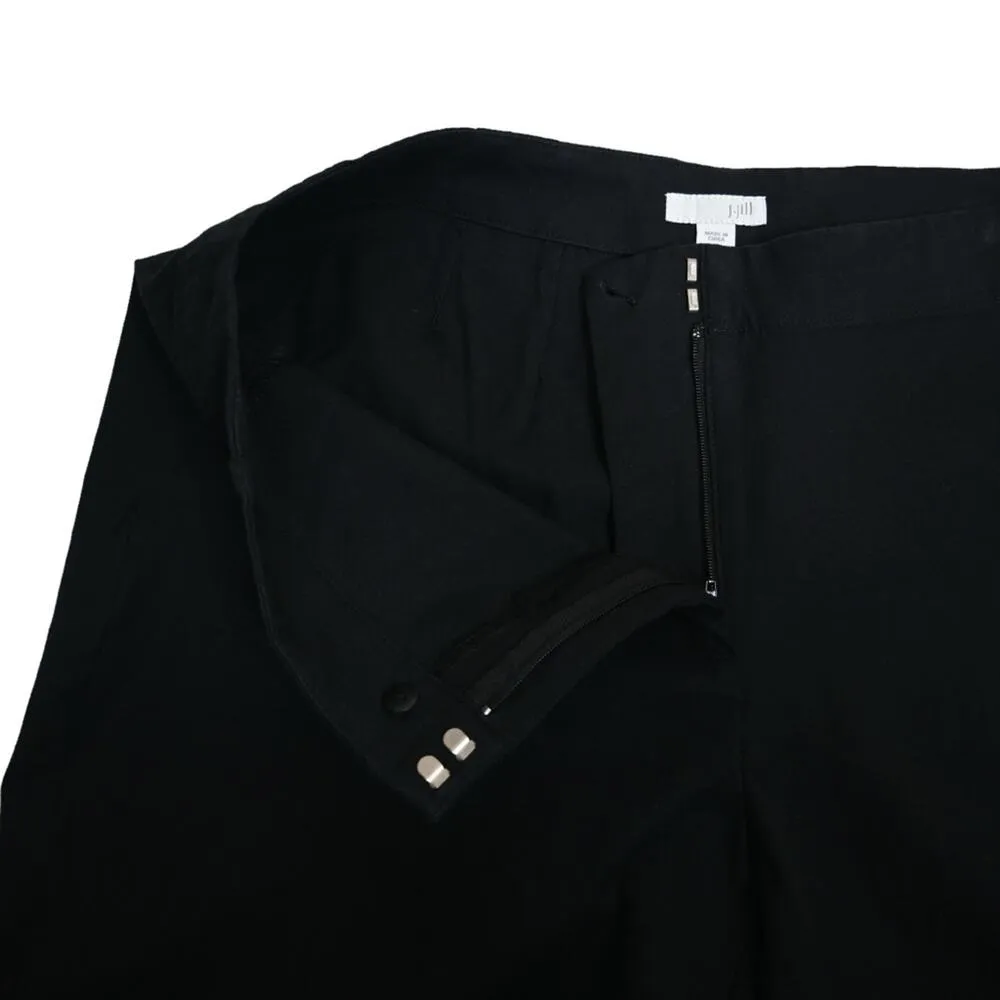 J. Jill Womens 12 Black Straight Leg Pants - Image 8