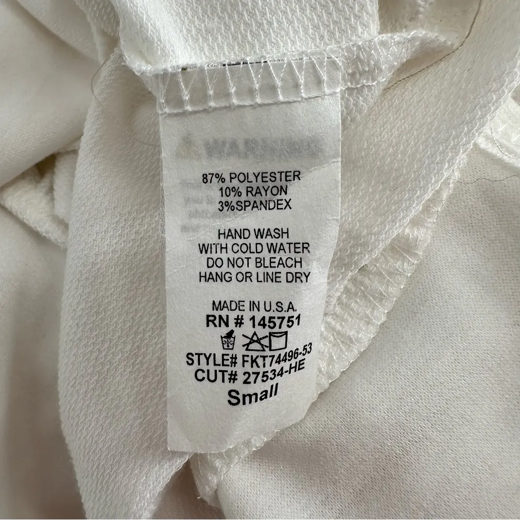 Fantastic Fawn White Spell Yeah Oversized Long Sleeve Sweatshirt size Small NWT - Image 10