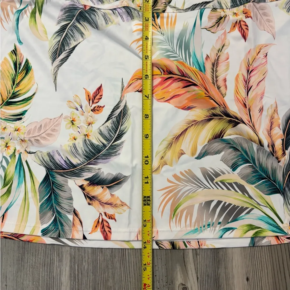 Jantzen Multicolor Tropical Leaf Skirt - Image 3