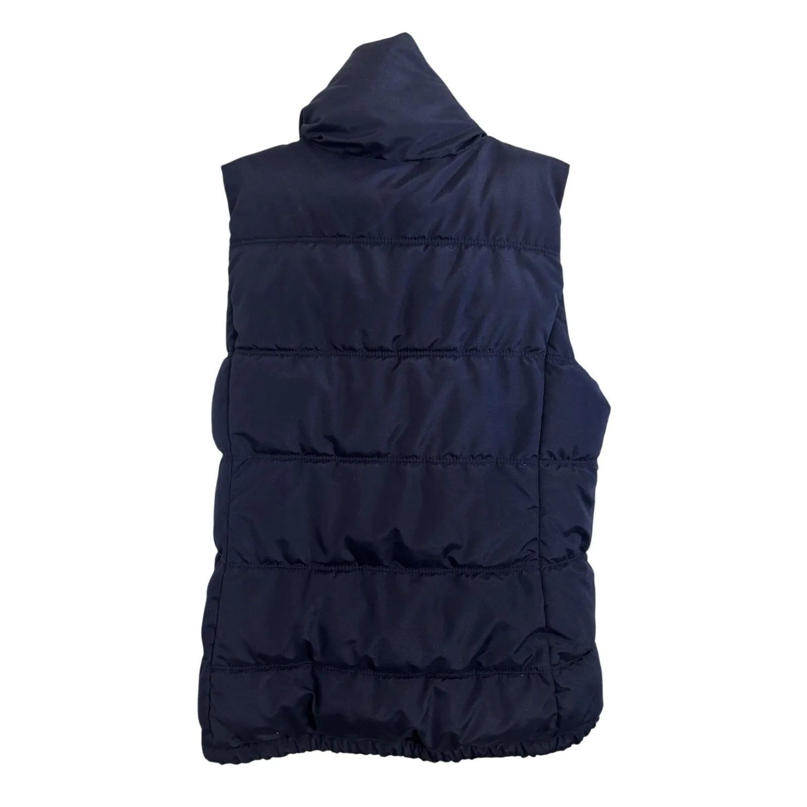 Old Navy Navy Blue Zip Front Puffer Vest Size Small - Image 2