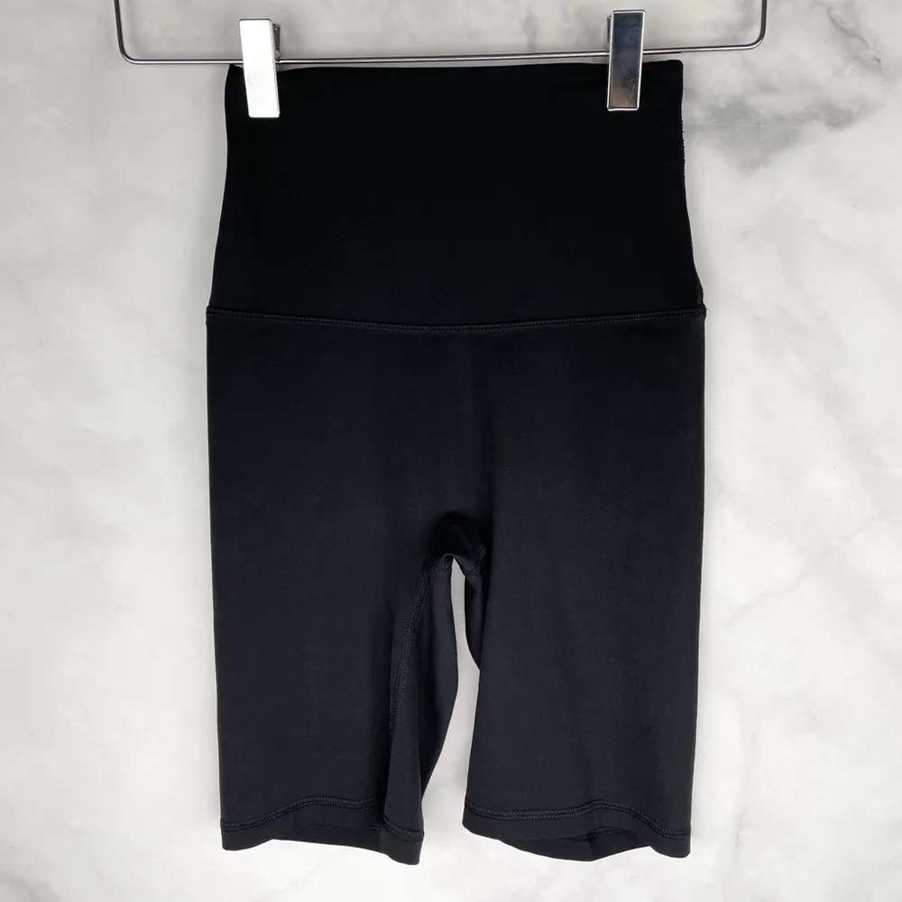 Muse High Waisted Bike Biker Bicycle Shorts Black Activewear Yoga XS - Image 3
