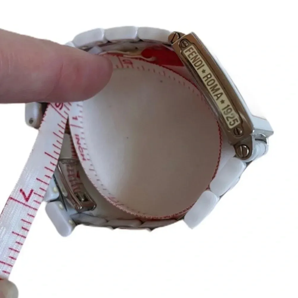 Fendi White Square Watch Stainless Steel - Image 11