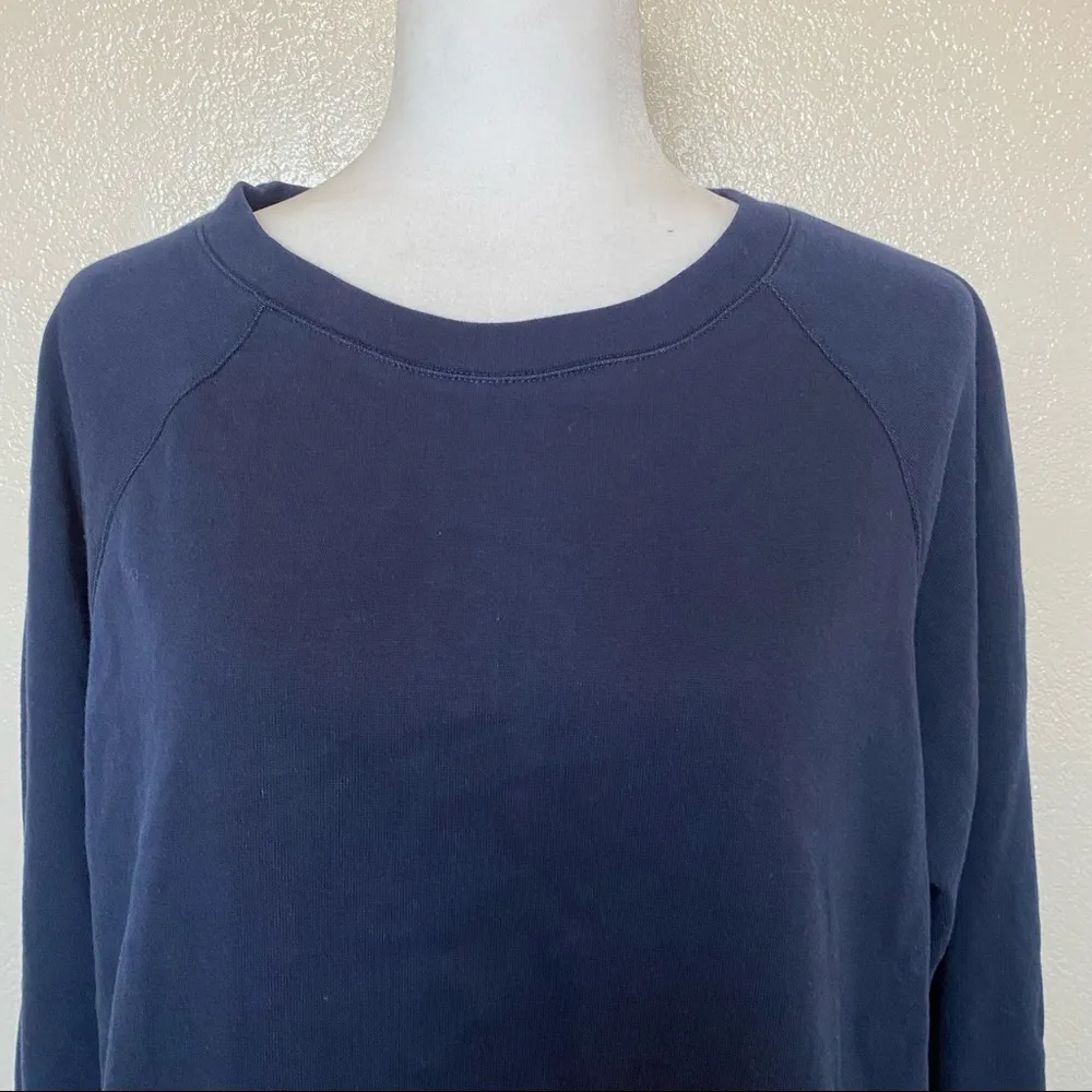 Rachel Rachel Roy Navy Eyelet Longsleeve Top 0X - Image 4