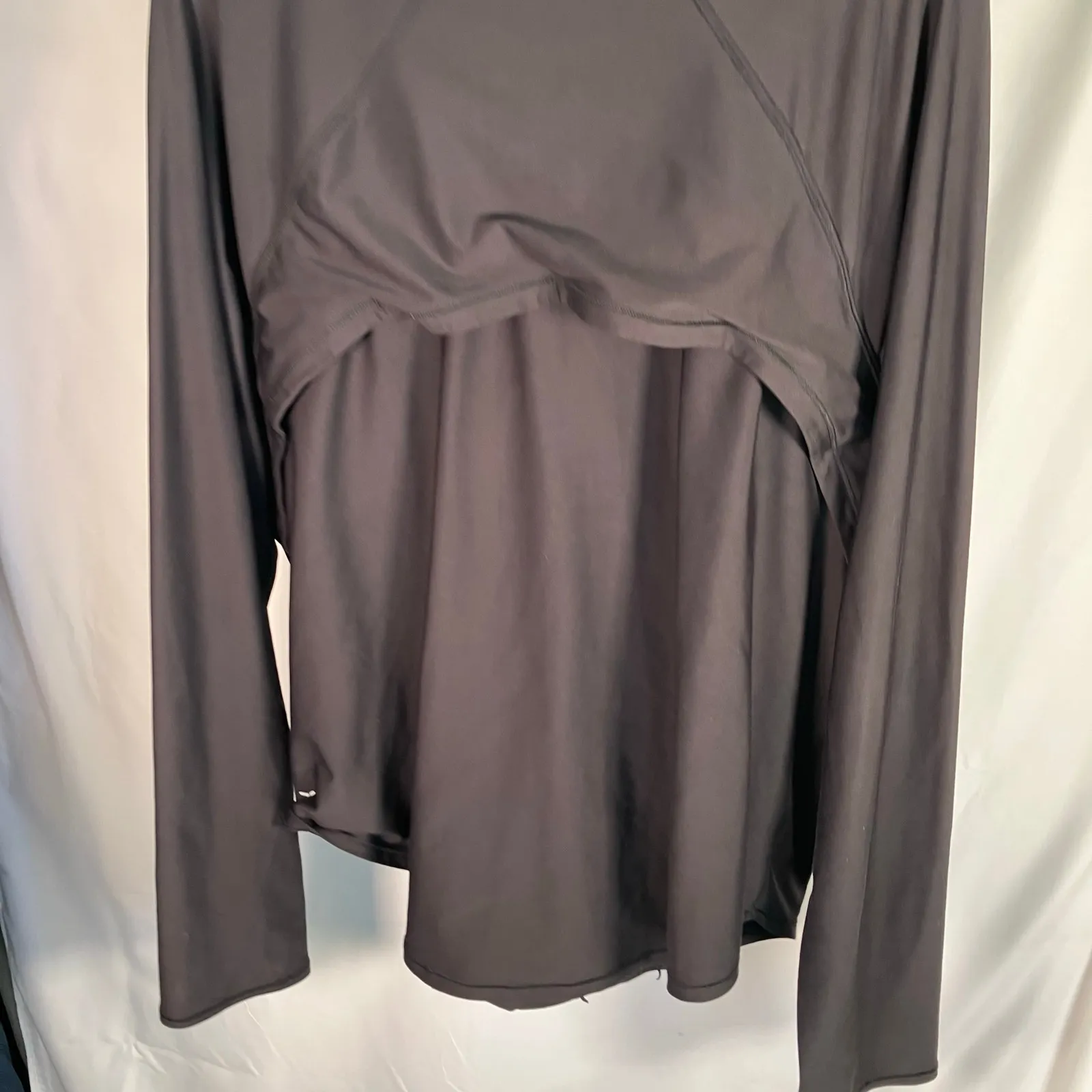 Old Navy Active Powersoft Go-Dry Zip Jacket Black Plus Size 4X Stretch - Image 6