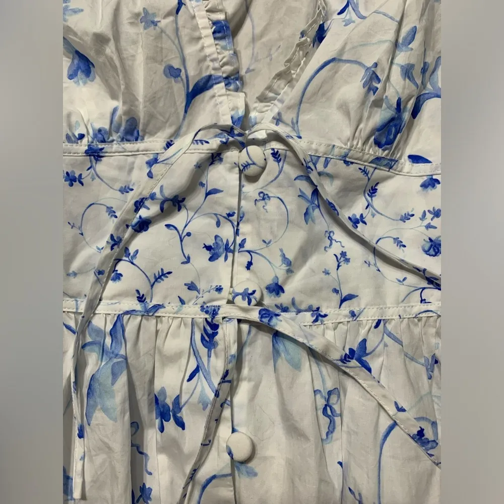 Sabrina floral botanical dress XS Sundress - Image 4