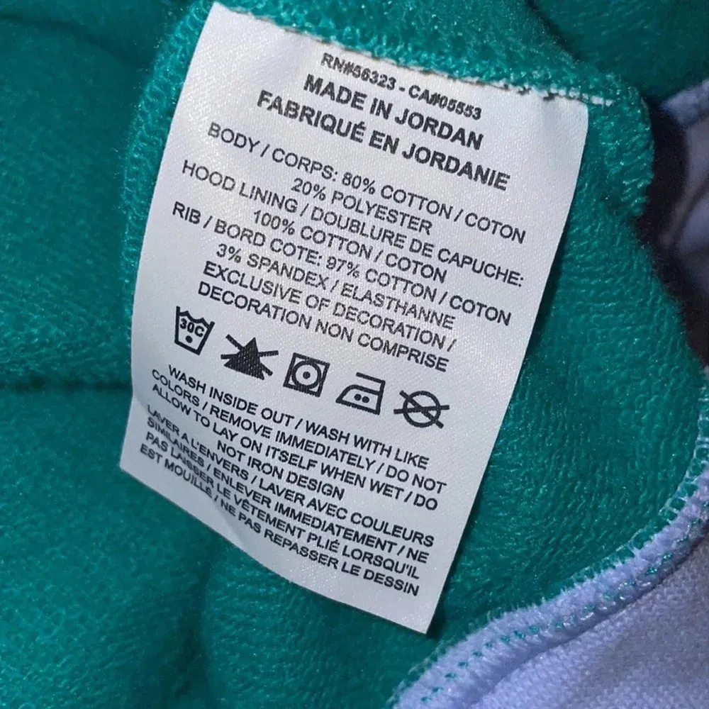 Nike Women’s Sportswear Team Fleece Hoodie Size Small / Style DQ6585-370 - Image 6