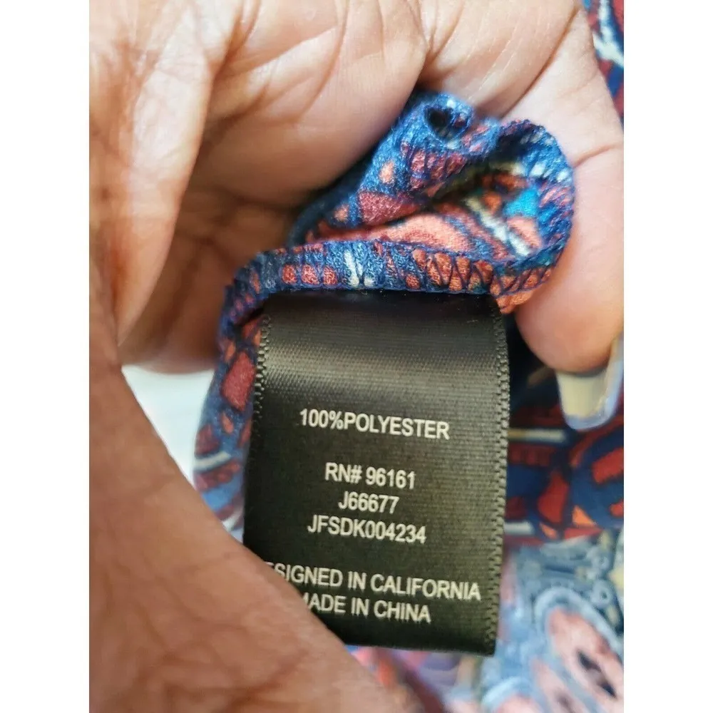 BeBop XL Mini Shift Dress Geometric Print Pullover - Image 9