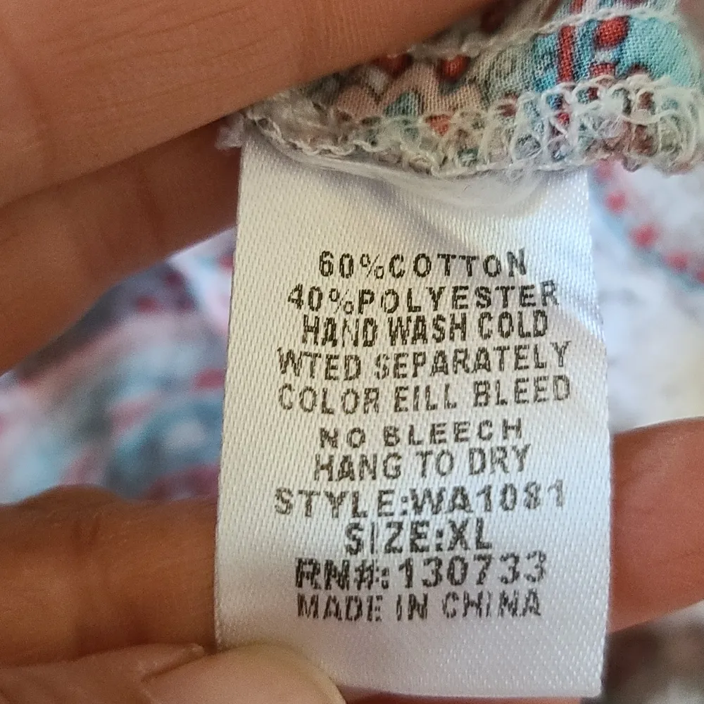 Umgee paisley shift dress size xl - Image 7