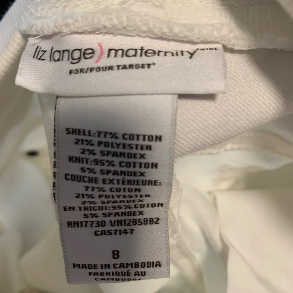 Liz Lange white Capri denim - Image 2