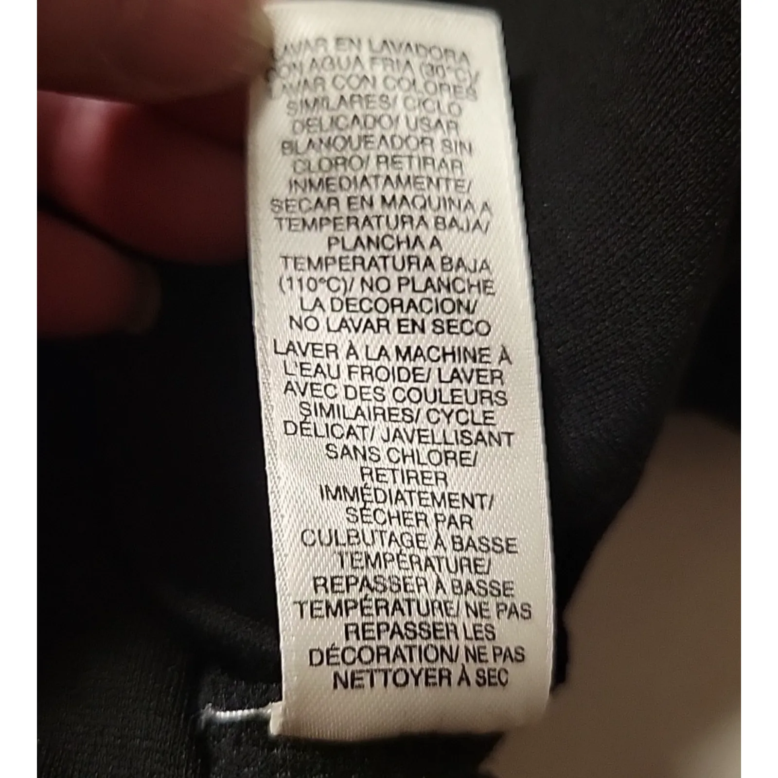 DKNY Womens Zip Pocket Skinny‎ Fit Pants Emo Black Stretch Punk Grunge Size 4 - Image 8