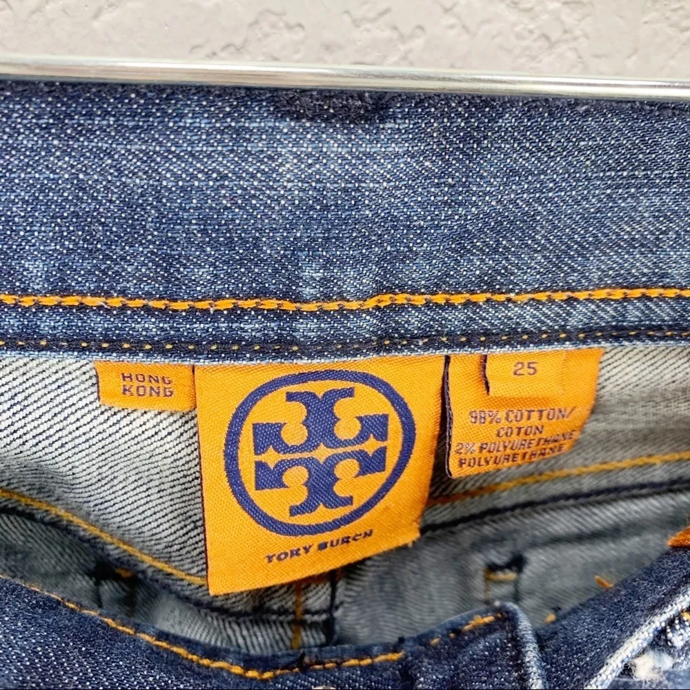 Tory Burch Tory Classic Boot Cut Jeans - Image 4