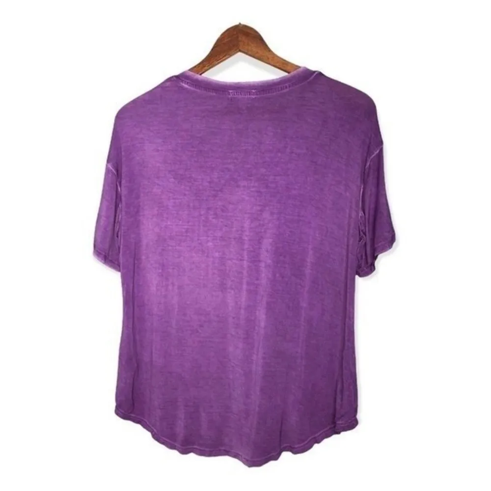 Abound Women’s Washed V-neck High-Low Short Sleeve T-shirt - Image 77