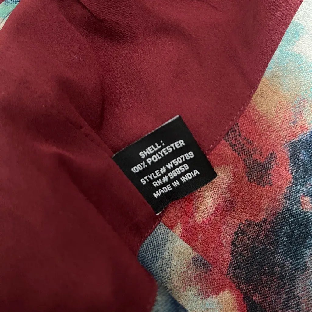 Walter Baker Women's Sleeveless Peplum Top Blouse Multicolor Small - Image 2