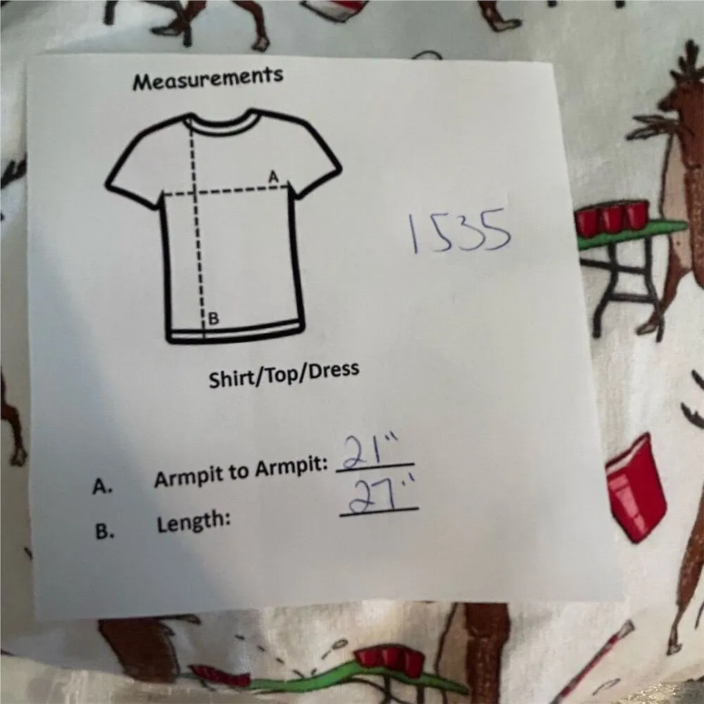 Spencer's Deer Pong Ugly Christmas Sweater Unisex S Multicolor Holiday White - Image 7