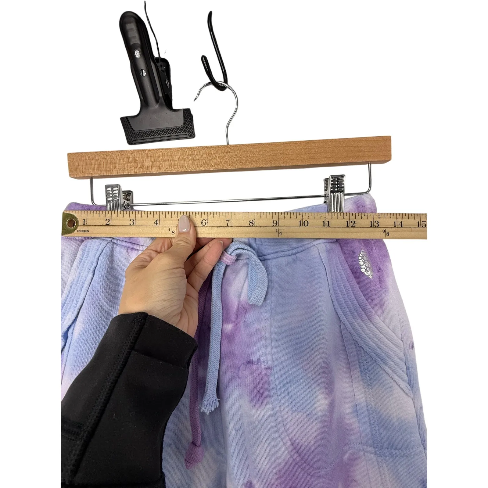 Free People Movement Work It Out Joggers XS Purple Blue Tie Dye Sweatpants - Image 5