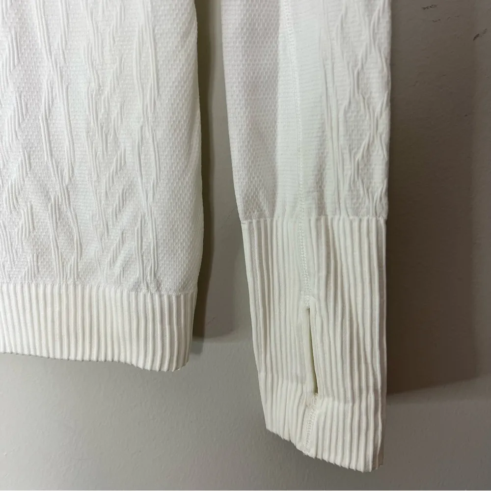 Rest Less White Long Sleeve Pullover Crewneck 816 - Image 2