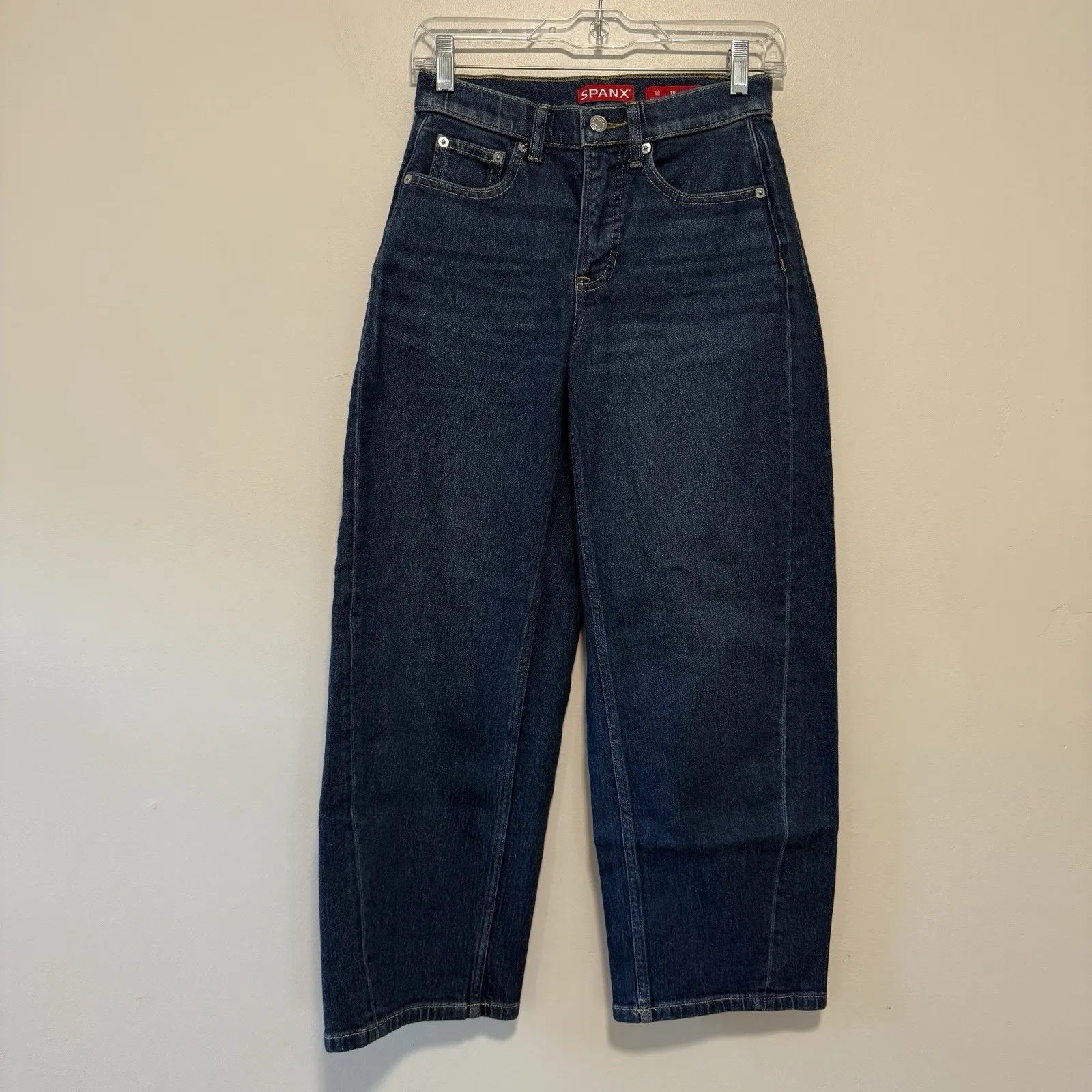 Spanx SPANXshape Authentic 360 Barrel Leg Jeans Size XS Petite - Image 6