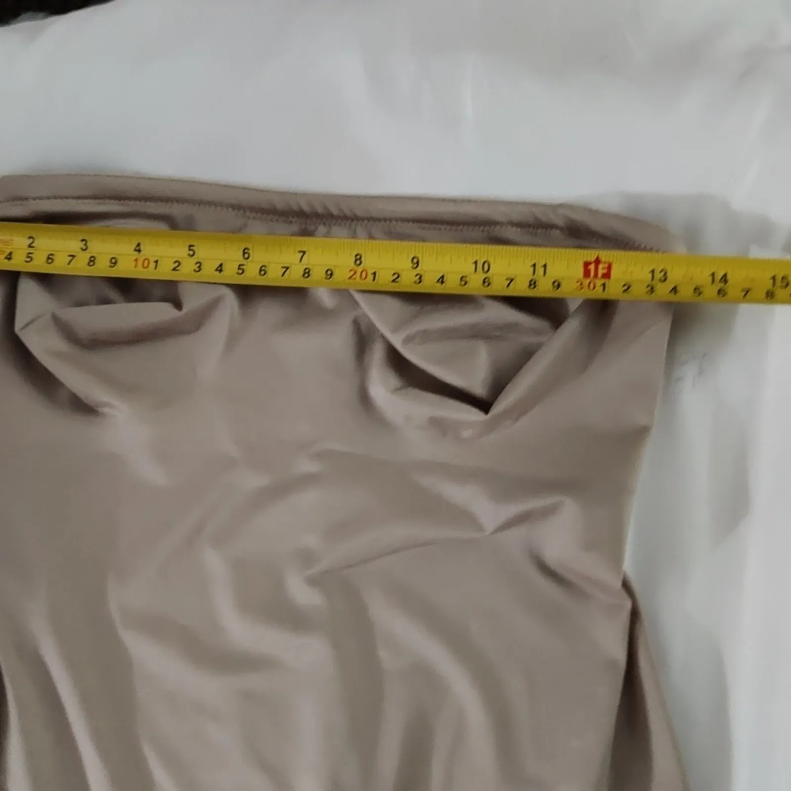 Naomi & Nicole Beige Chemise Slip Body Shaper 36 Coquette Girl Mermaid Pin - Image 6