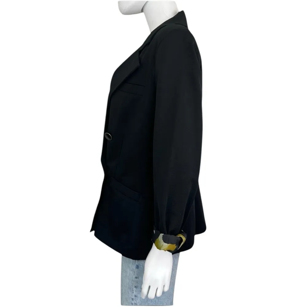 Cabi Black Lux Tux Double Breasted Blazer Size 8 - Image 4