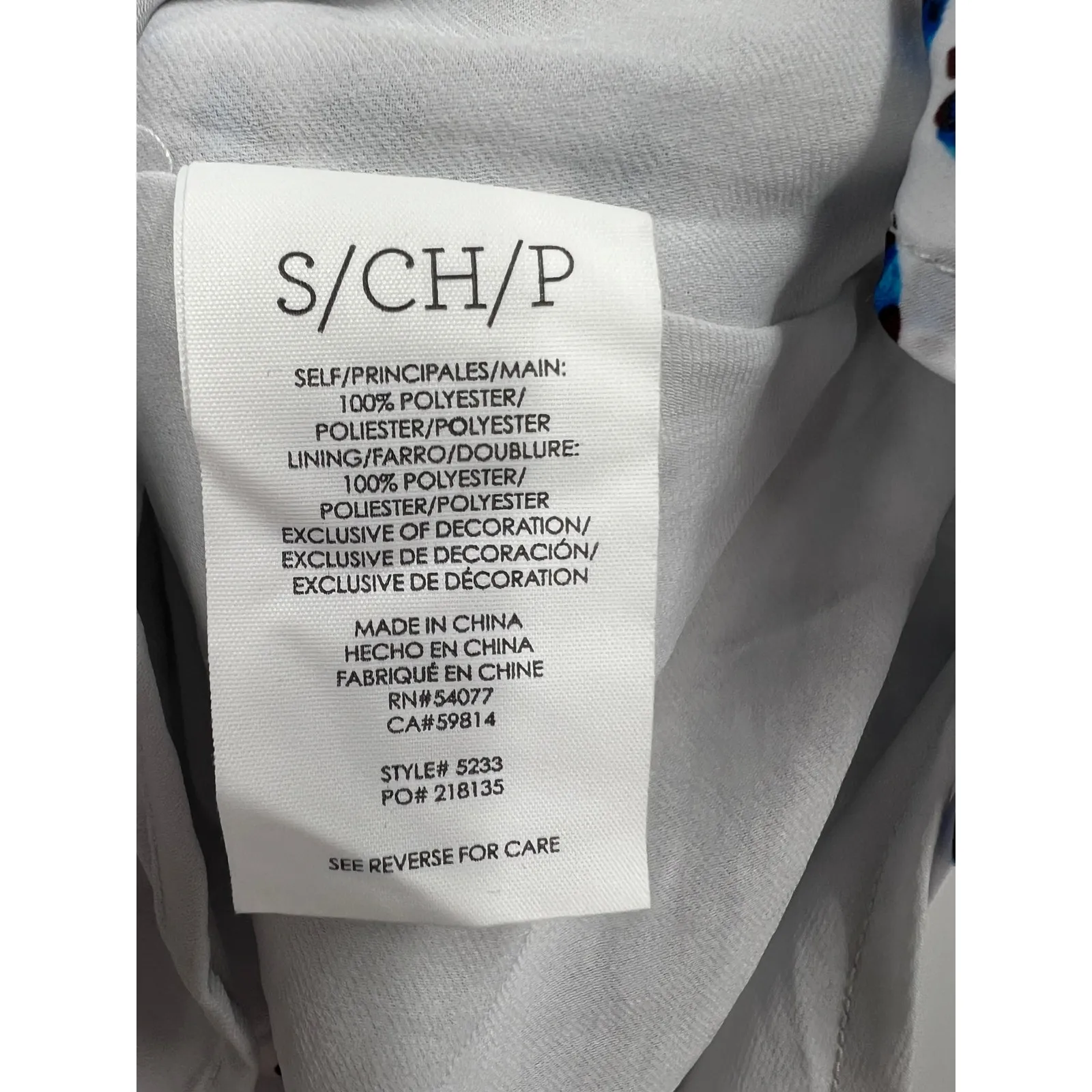 Cabi‎ Dress 5233 Camilla White Blue Leopard Animal Print Sleeveless Shirt Size S - Image 3