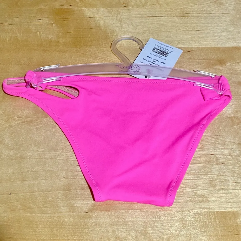 L'Agent by Agent Provocateur Agata Bikini Bottom in Hot Pink - Image 4