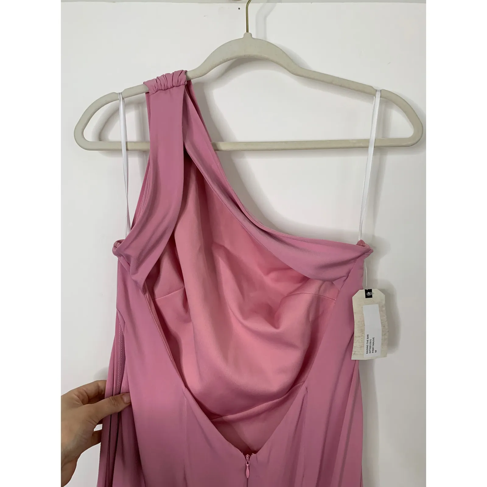 Katie May Raising the Bar Ruched One-Shoulder Gown Womens Medium New - Image 7