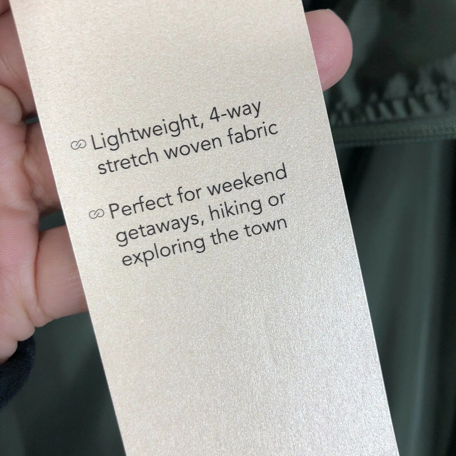 NEW CALIA by Carrie Underwood Anywhere Woven Ruched Jacket Olive Thyme Size XS Green - Image 5