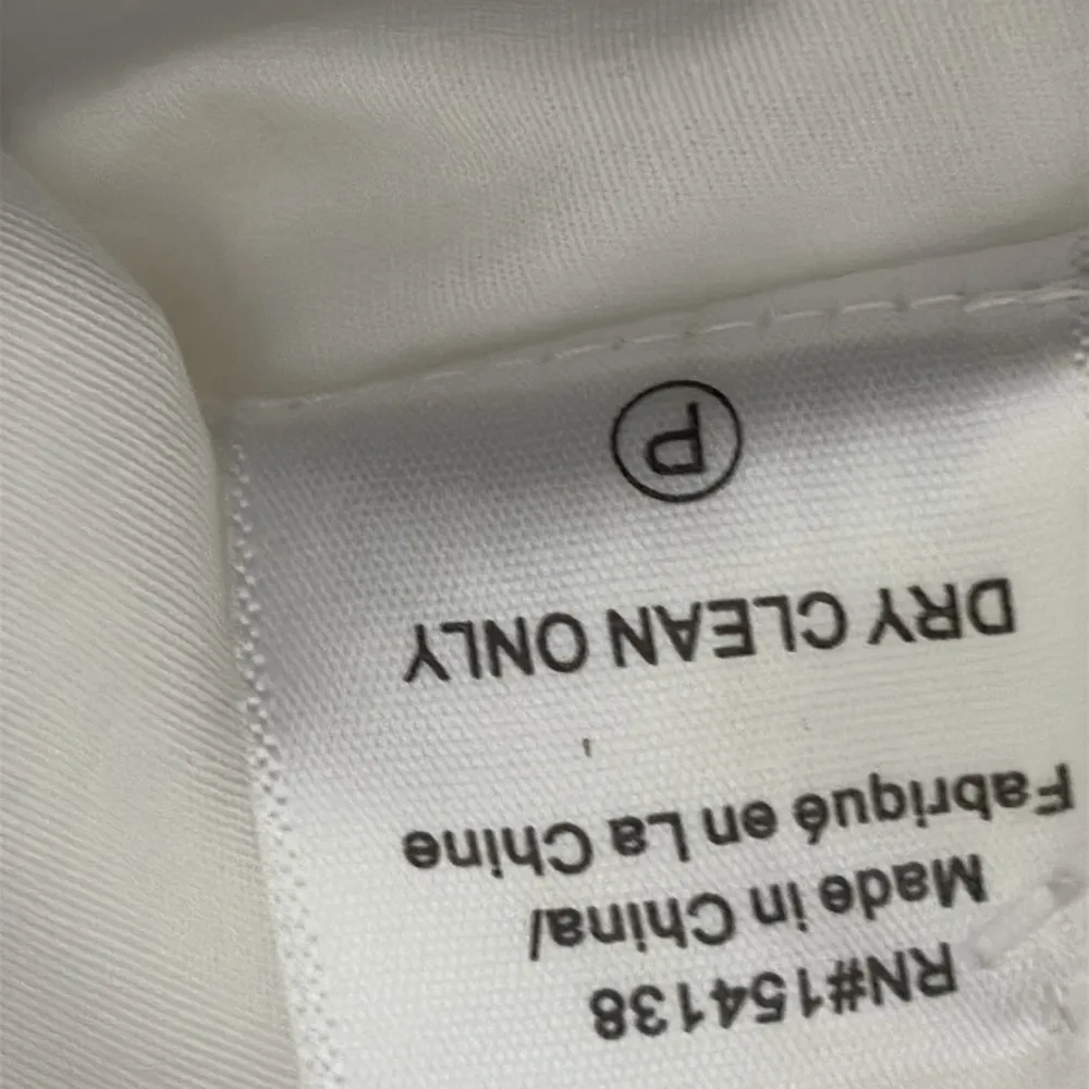 New STAUD Demi Dress White Tiered Maxi Cotton 3/4 Sleeves Size S - Image 12