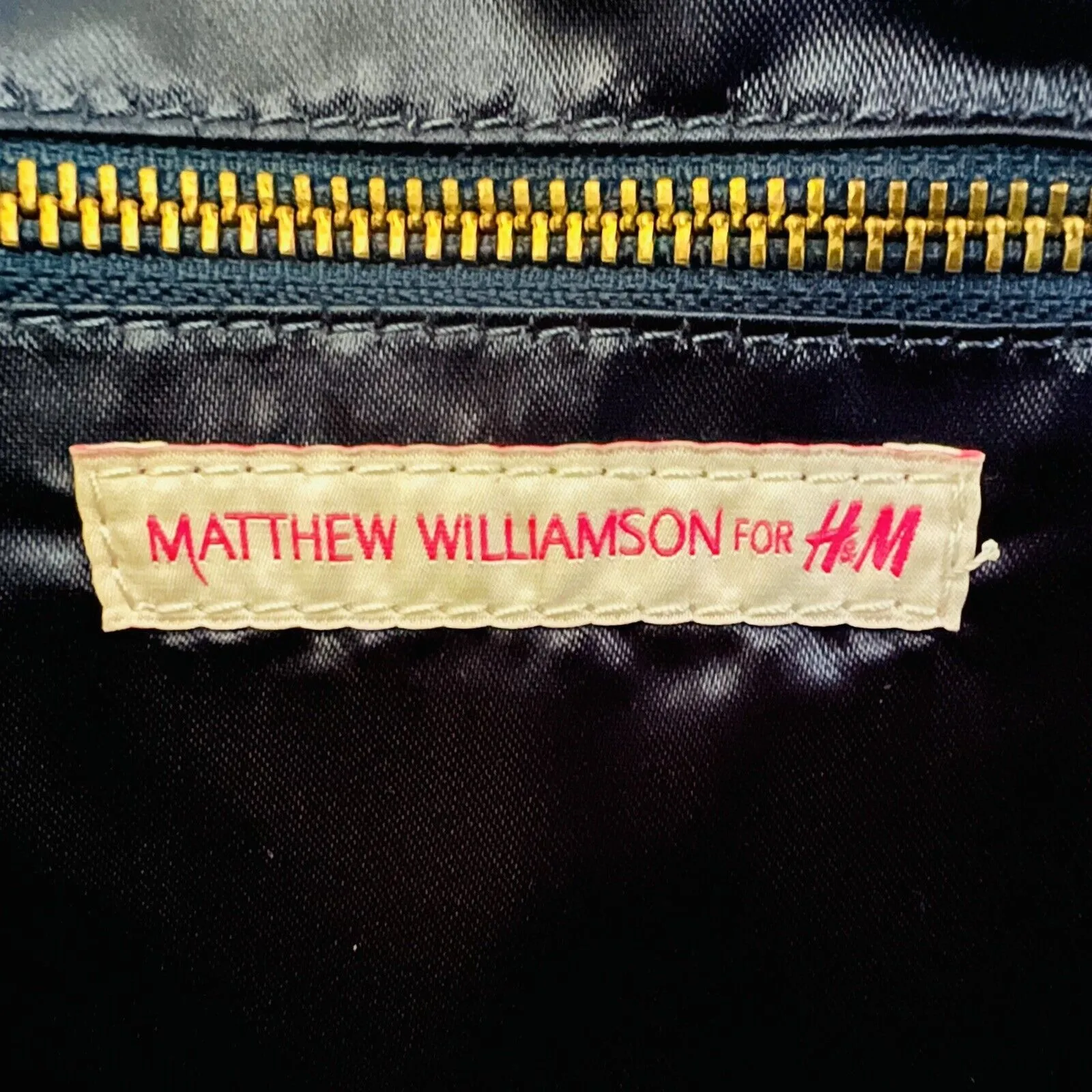 2009 MATTHEW WILLIAMSON for H&M Blue Green Patch Soft Leather Crossbody Bag - Image 11