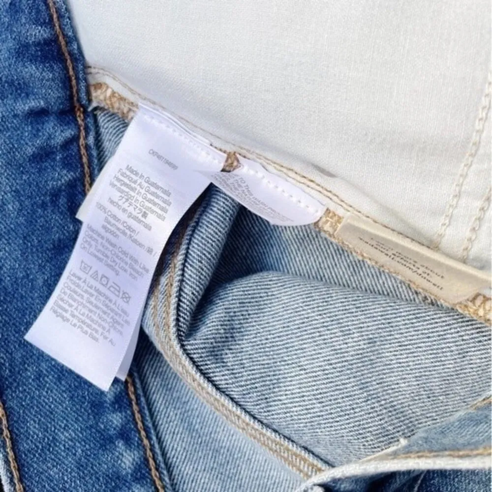 NWT Madewell Mom Short Cutoff Jean Shorts Bledsoe Mid Wash Denim Women’s Size 33 - Image 8