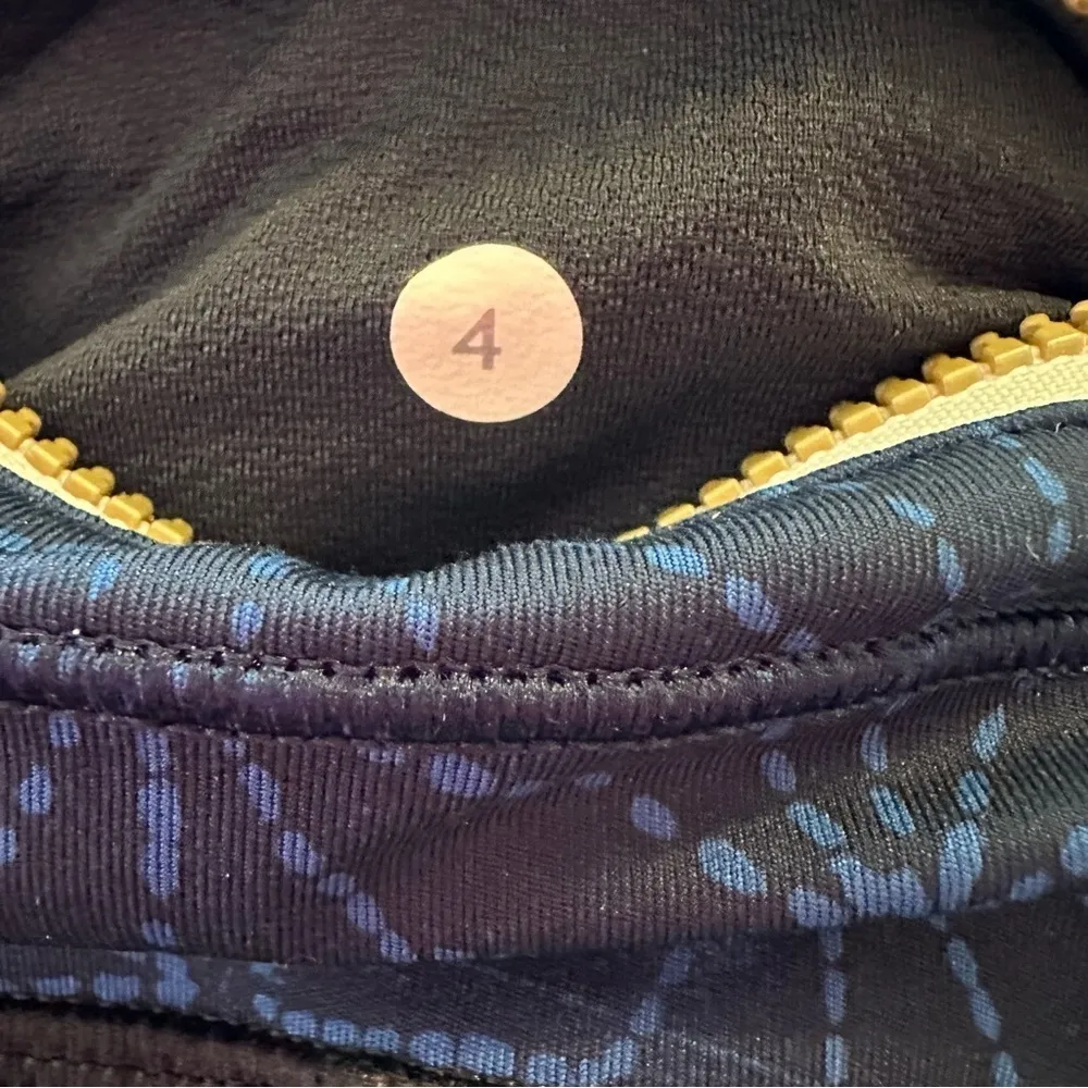 Lululemon Run Inspire Crop II Sashiko Reflective Blue - Image 6