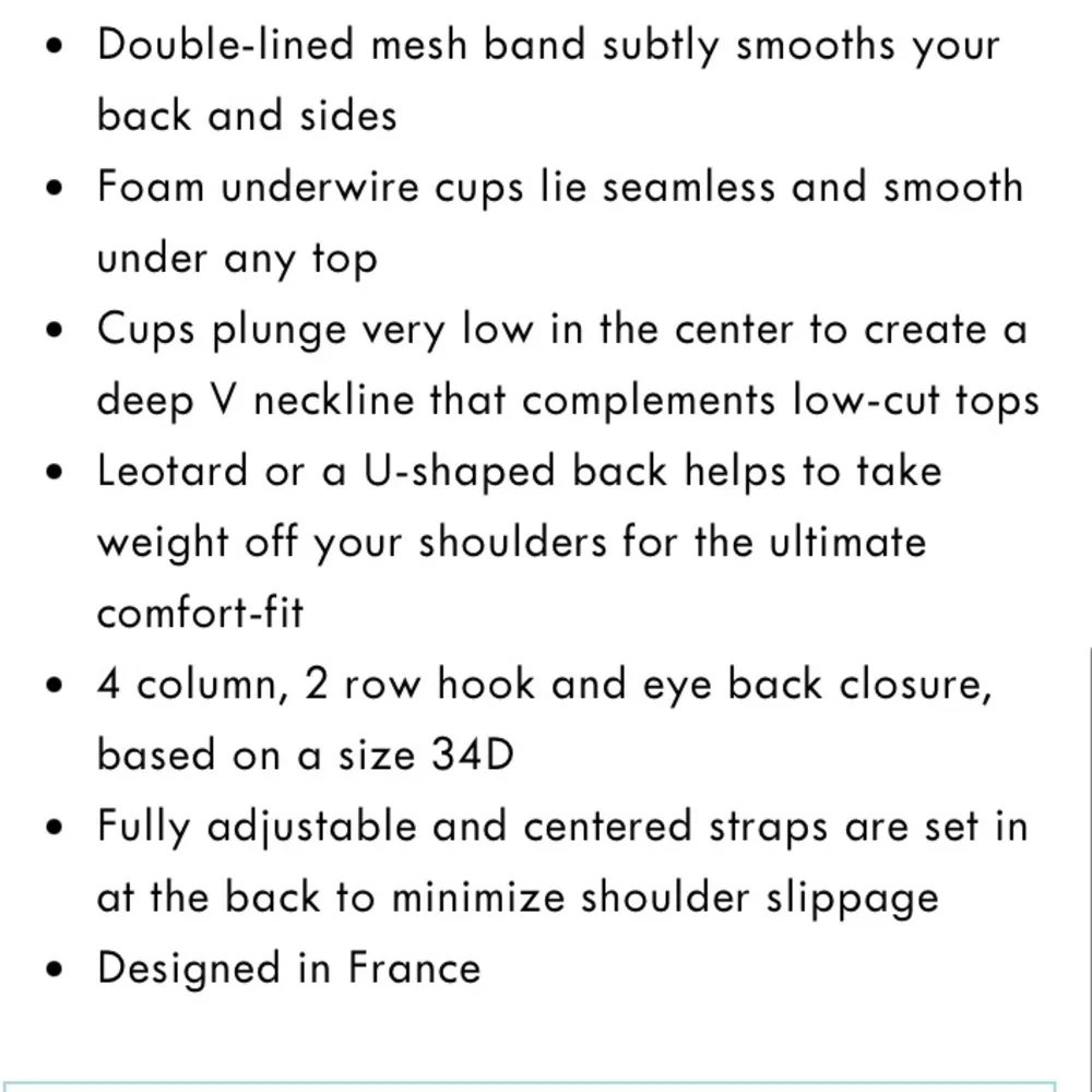 Chantelle Nude Underwire Lightly Lined Bra 30DD - Image 7