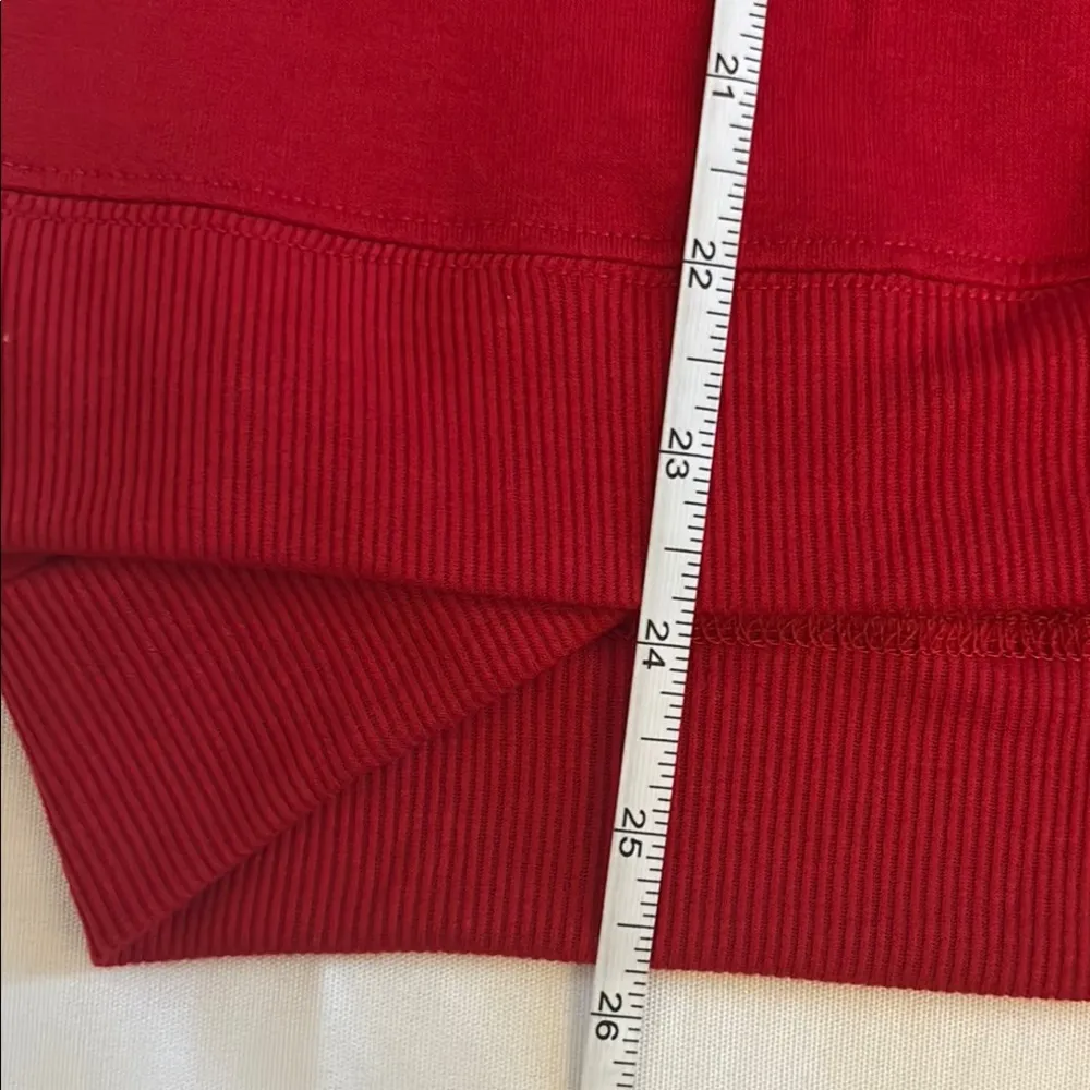 Workshop Republic Clothing Red Santa Claus Sweater Women Size Small - Image 7