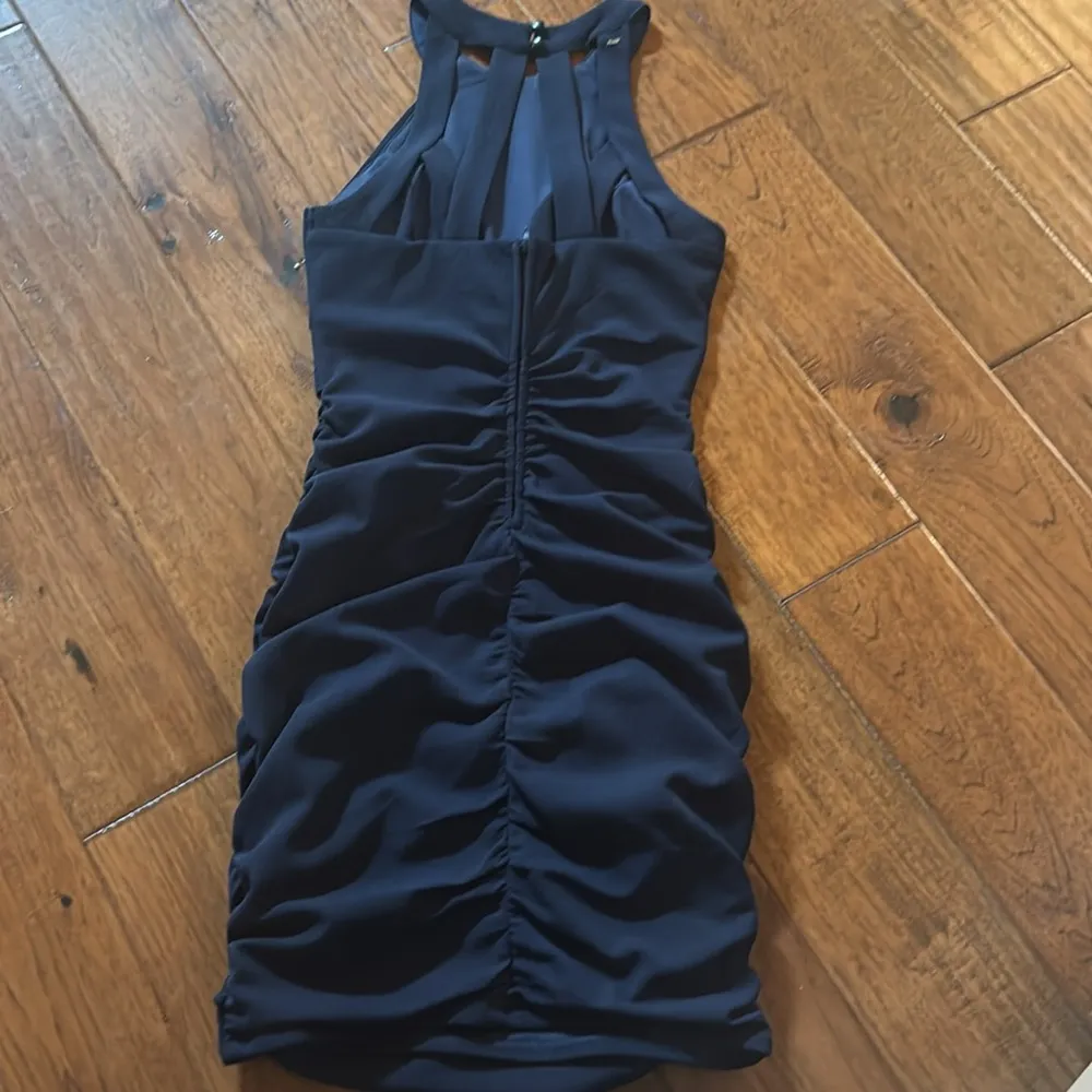 navy formal mini dress - Image 3