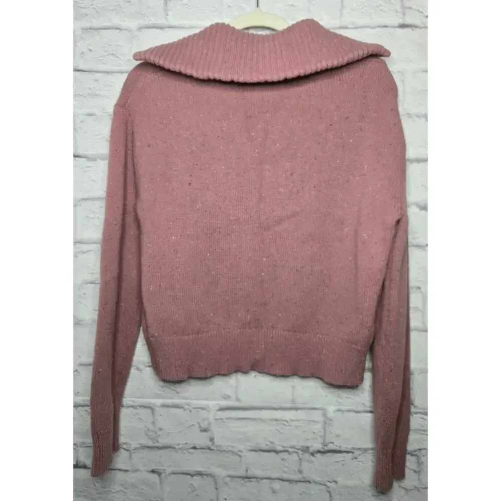 The North Face Crestview 1/4 zip cotton wool blend pullover sweater small. - Image 5