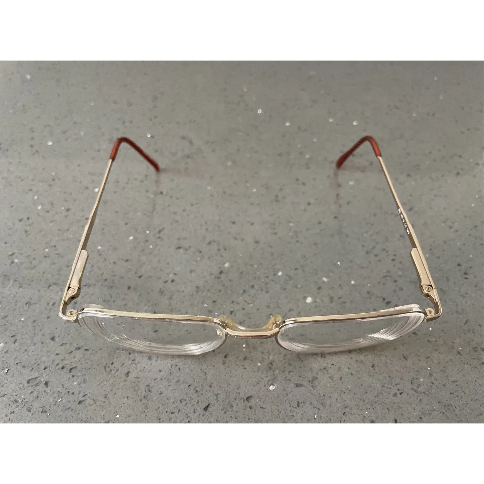 Pierre Cardin PC 117-3 Eyeglasses Frames ONLY 56-19-140 Gold full rim vintage - Image 2