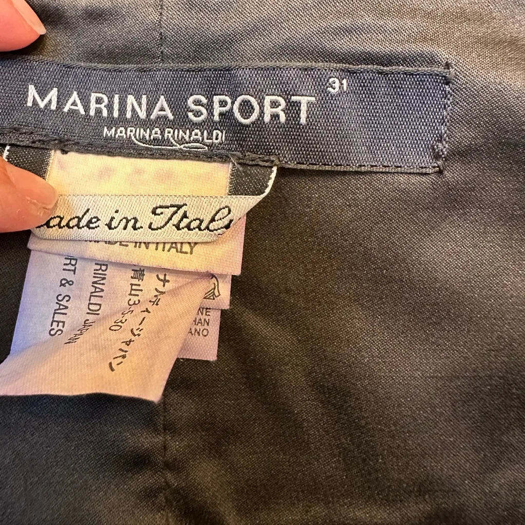 Marina Rinaldi Sport Black Shabby Chic Career Midi Skirt Women’s Plus Size 3X - Image 10