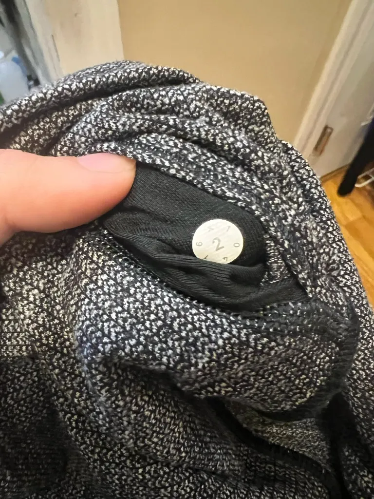 Lululemon Wunder Under High-Rise Tight 28" Luon Variegated Knit Heathered Black - Image 6